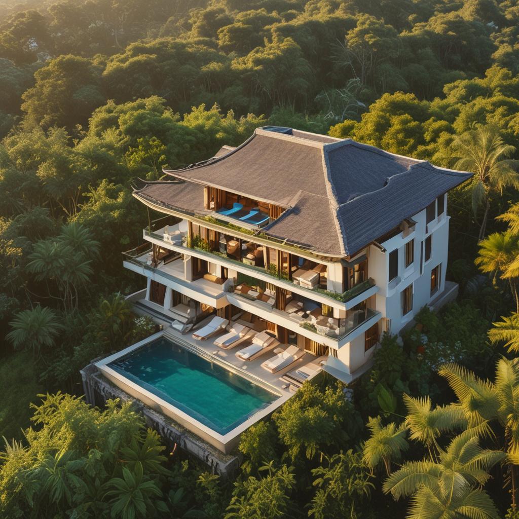 Luxurious Bali Jungle Retreat with Private Pool Villa